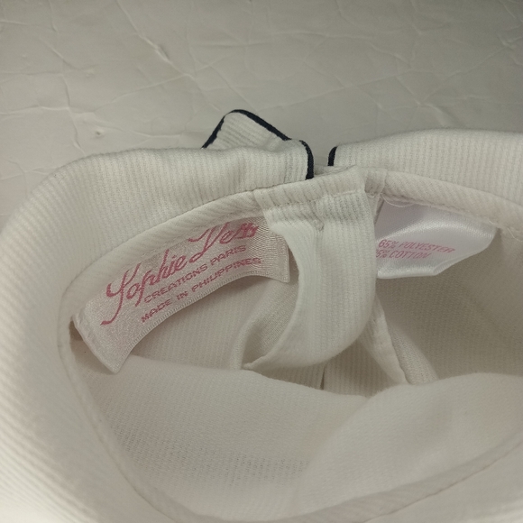 Sophie Dess Creation Paris Smocked 24mons White Blue Nautical Short Sleeve - Picture 8 of 16